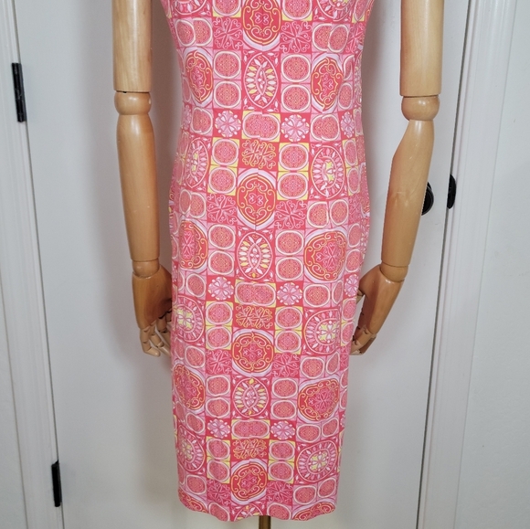 J. McLaughlin Sophia Sleeveless Dress Boho Vjic Print Size XS - Picture 8 of 11